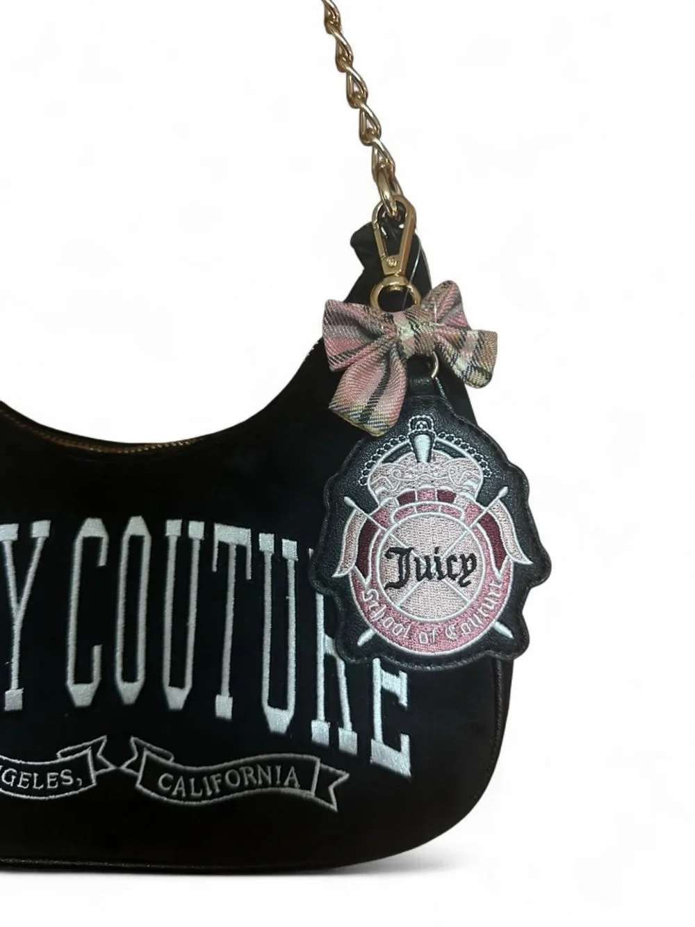 Juicy Couture “Couture University Shoulder Bag”, black